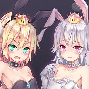 马里奥 库巴基 二次元女生头像