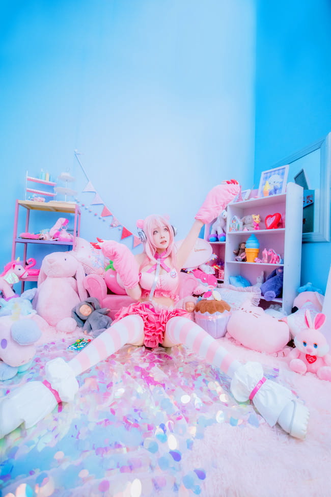 超级索尼子 暴力熊出镜 cosplay