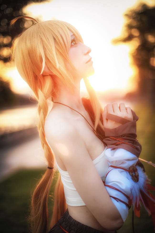 【cos正片】国家宝藏 太阳神鸟金箔