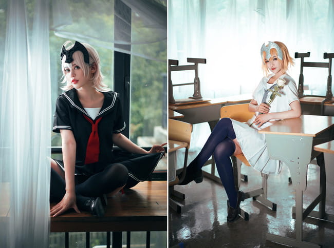 Fate/Grand Order 黑白贞德  cosplay