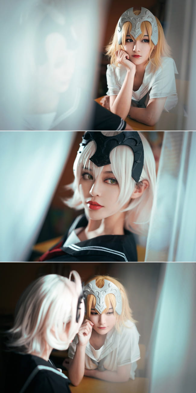 Fate/Grand Order 黑白贞德  cosplay