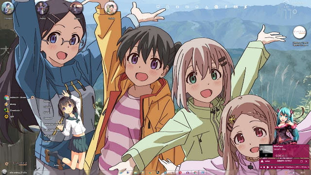 Windows7 萌化电脑主题 向山进发