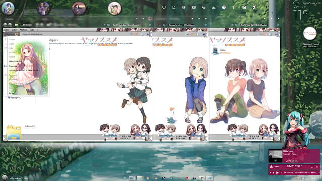 Windows7 萌化电脑主题 向山进发