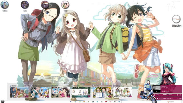 Windows7 萌化电脑主题 向山进发