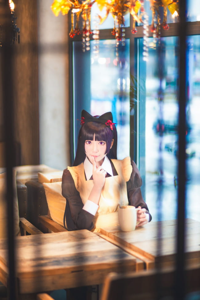 我的妹妹哪有这么可爱 女仆 黑丝 黑猫 cosplay