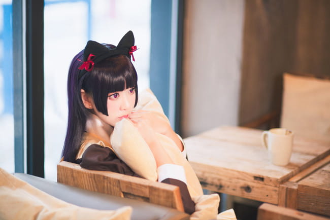 我的妹妹哪有这么可爱 女仆 黑丝 黑猫 cosplay