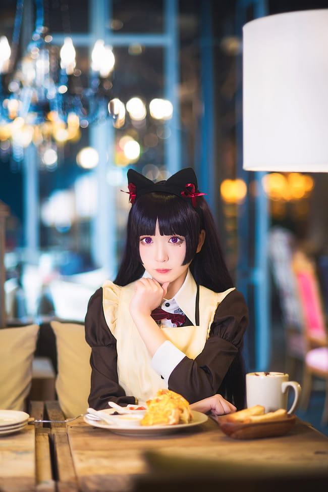 我的妹妹哪有这么可爱 女仆 黑丝 黑猫 cosplay