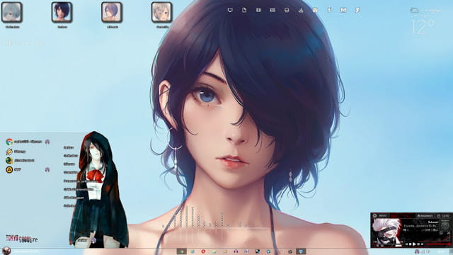 Windows7 萌化电脑主题 雾岛董香
