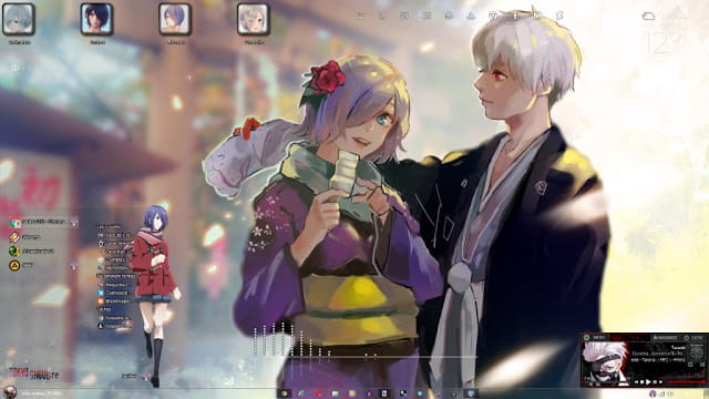 Windows7 萌化电脑主题 雾岛董香