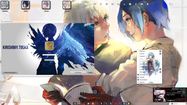 Windows7 萌化电脑主题 雾岛董香