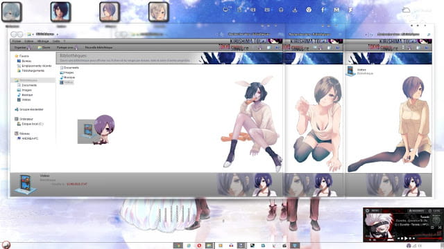 Windows7 萌化电脑主题 雾岛董香