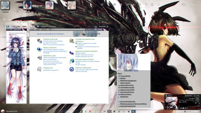Windows7 萌化电脑主题 雾岛董香