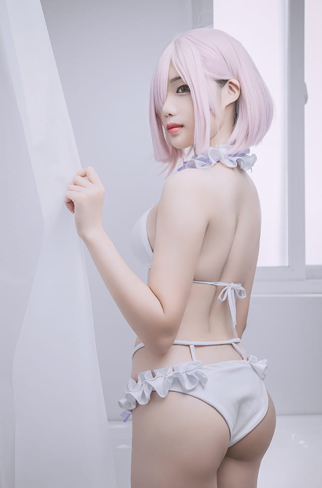 【cos正片】玛修同人泳装