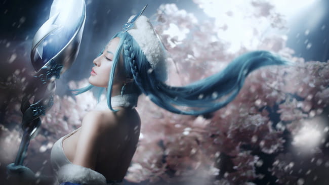 【cos正片】《王者荣耀》—王昭君-冰雪之华