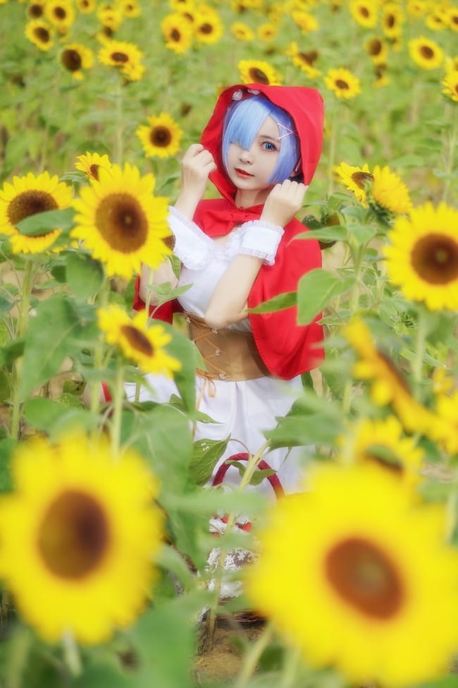【cos正片】蕾姆小红帽cos