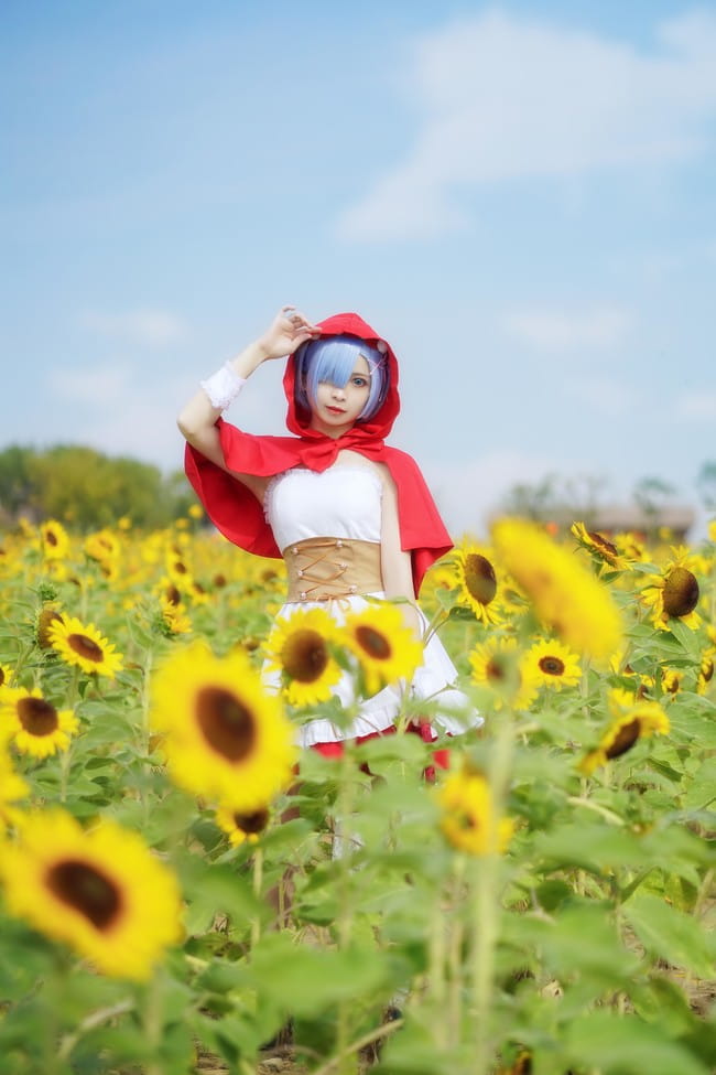 【cos正片】蕾姆小红帽cos