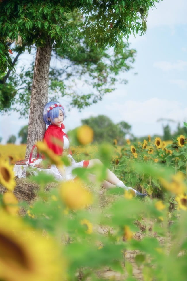 【cos正片】蕾姆小红帽cos