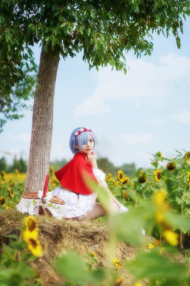 【cos正片】蕾姆小红帽cos