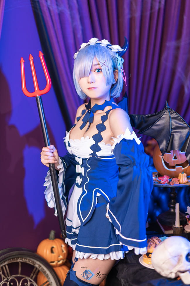  Re:从零开始的异世界生活 蕾姆 万圣节 cosplay