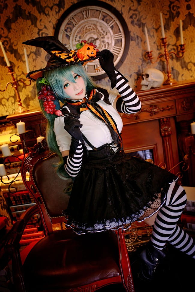 VOCALOID 初音未来 双马尾 cosplay