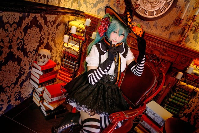 VOCALOID 初音未来 双马尾 cosplay