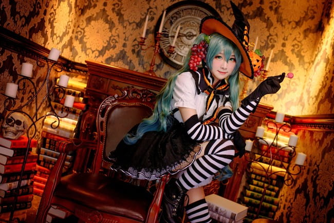 VOCALOID 初音未来 双马尾 cosplay