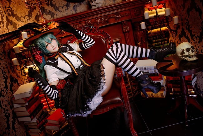 VOCALOID 初音未来 双马尾 cosplay