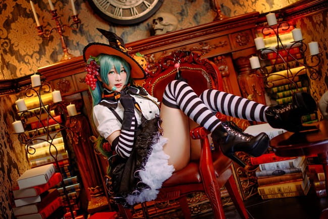 VOCALOID 初音未来 双马尾 cosplay