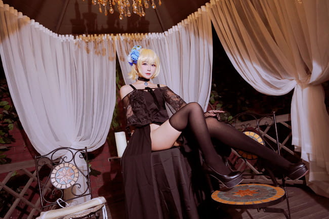 Fate/Grand Order 贞德 腿部福利 cosplay