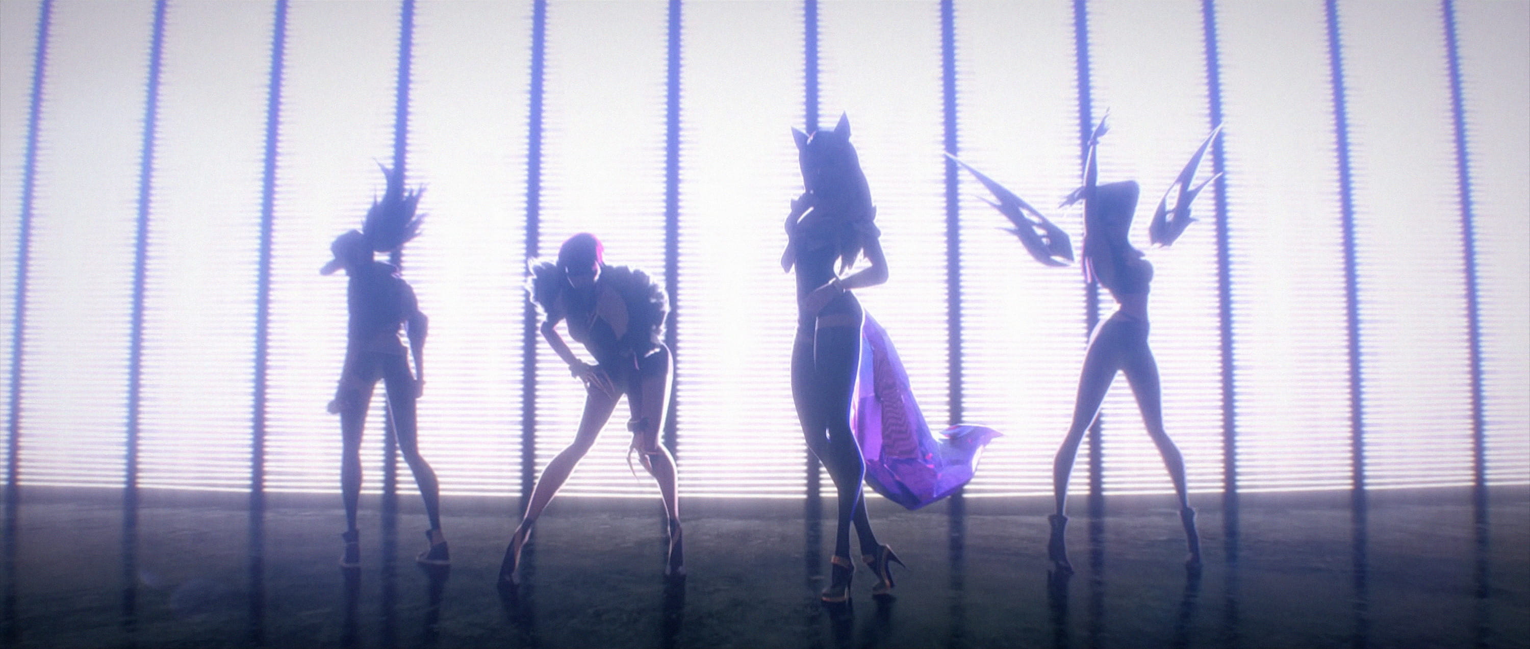 LOL KDA女团S8总决赛现场首秀出道 KDA女团原画壁纸下载(1)