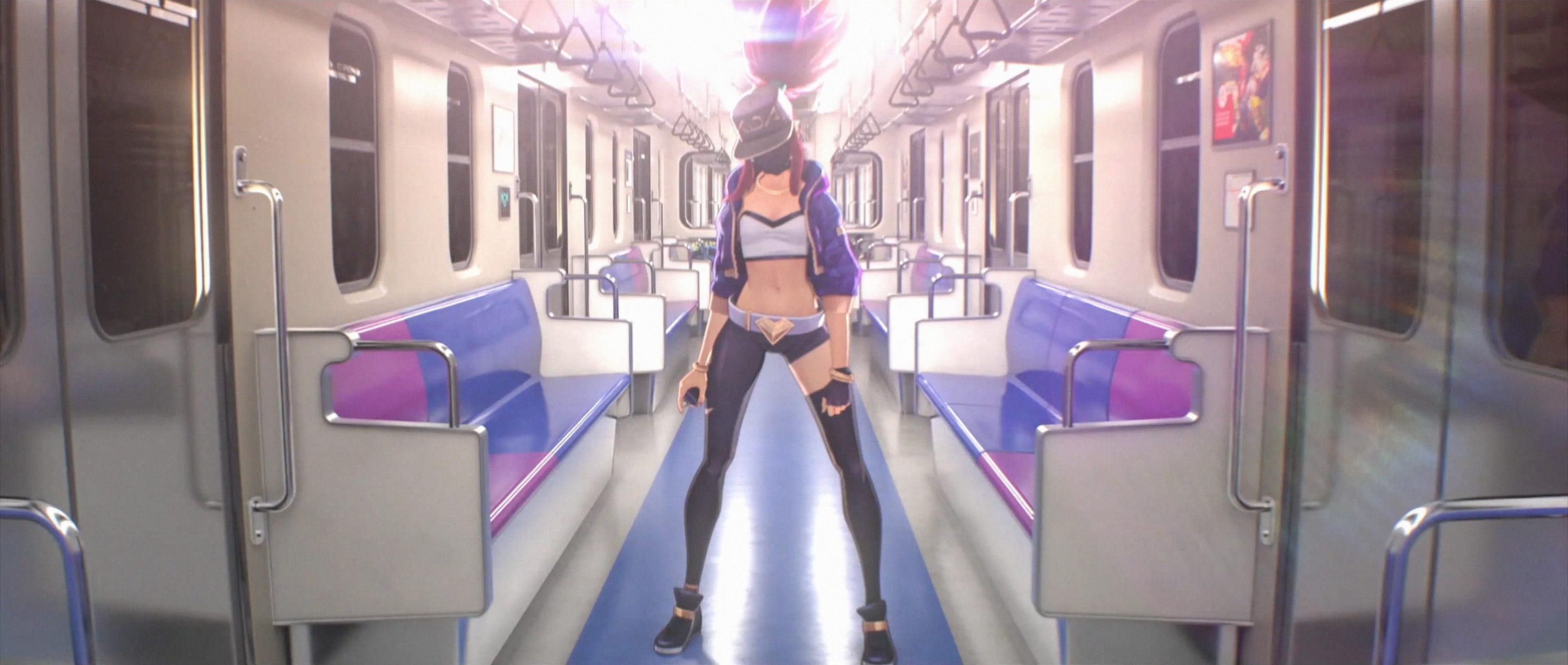 LOL KDA女团S8总决赛现场首秀出道 KDA女团原画壁纸下载(1)