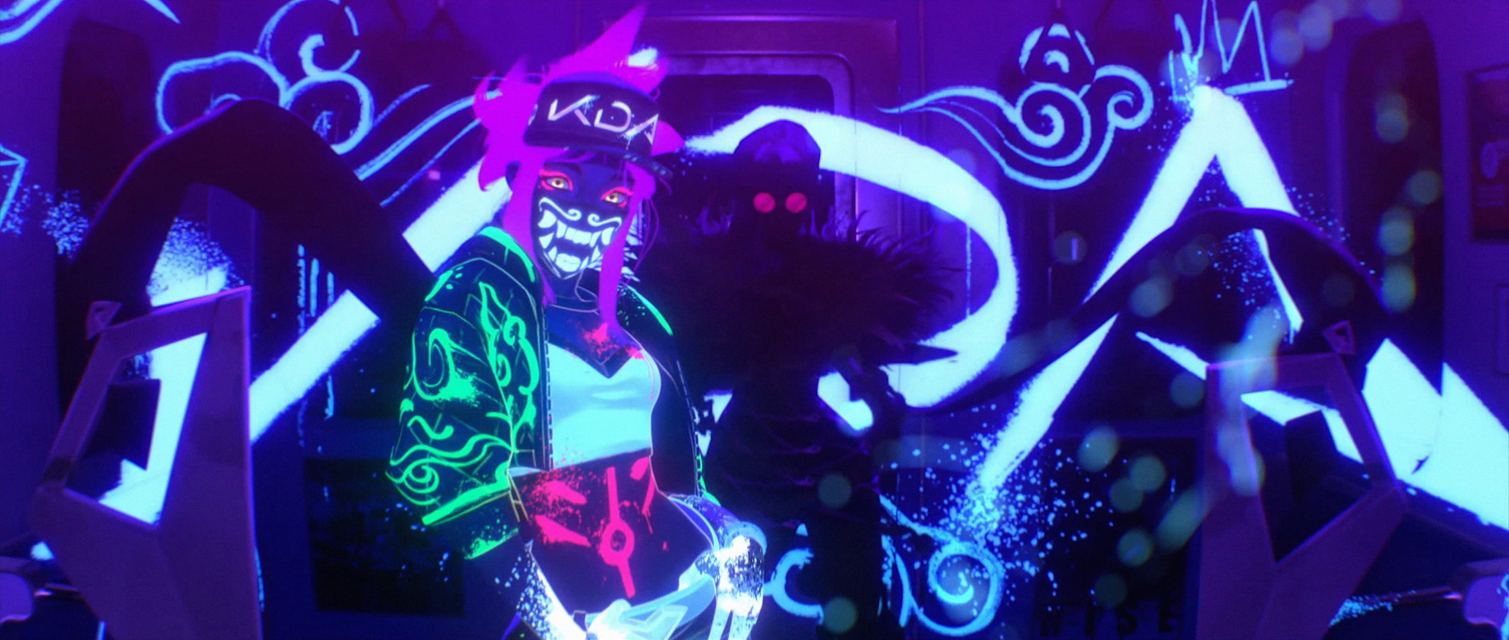 LOL KDA女团S8总决赛现场首秀出道 KDA女团原画壁纸下载(1)