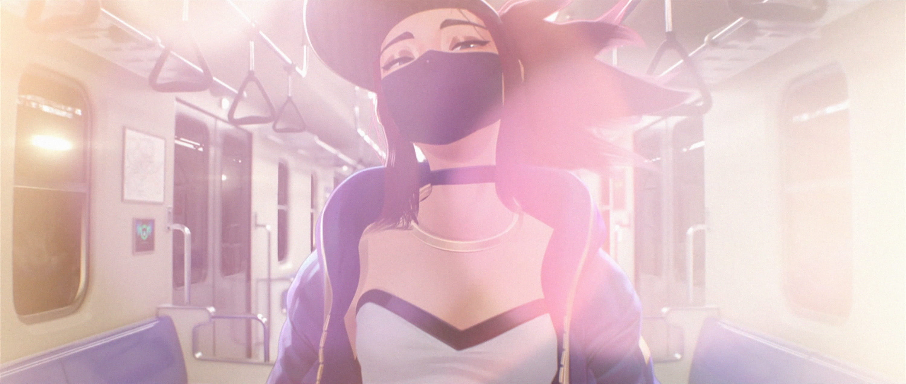 LOL KDA女团S8总决赛现场首秀出道 KDA女团原画壁纸下载(1)