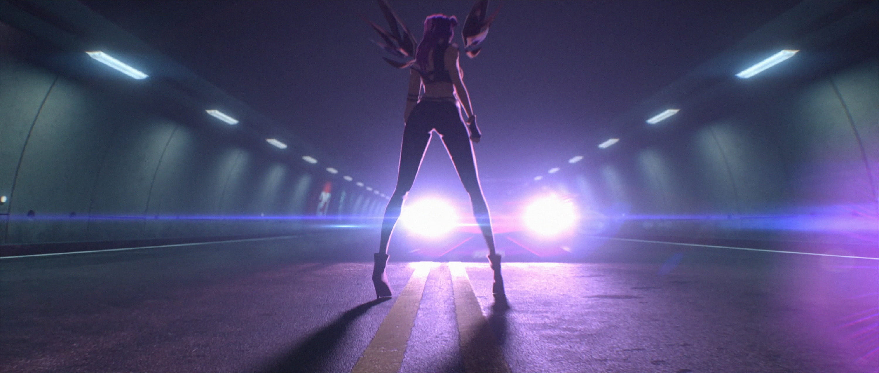 LOL KDA女团S8总决赛现场首秀出道 KDA女团原画壁纸下载(1)