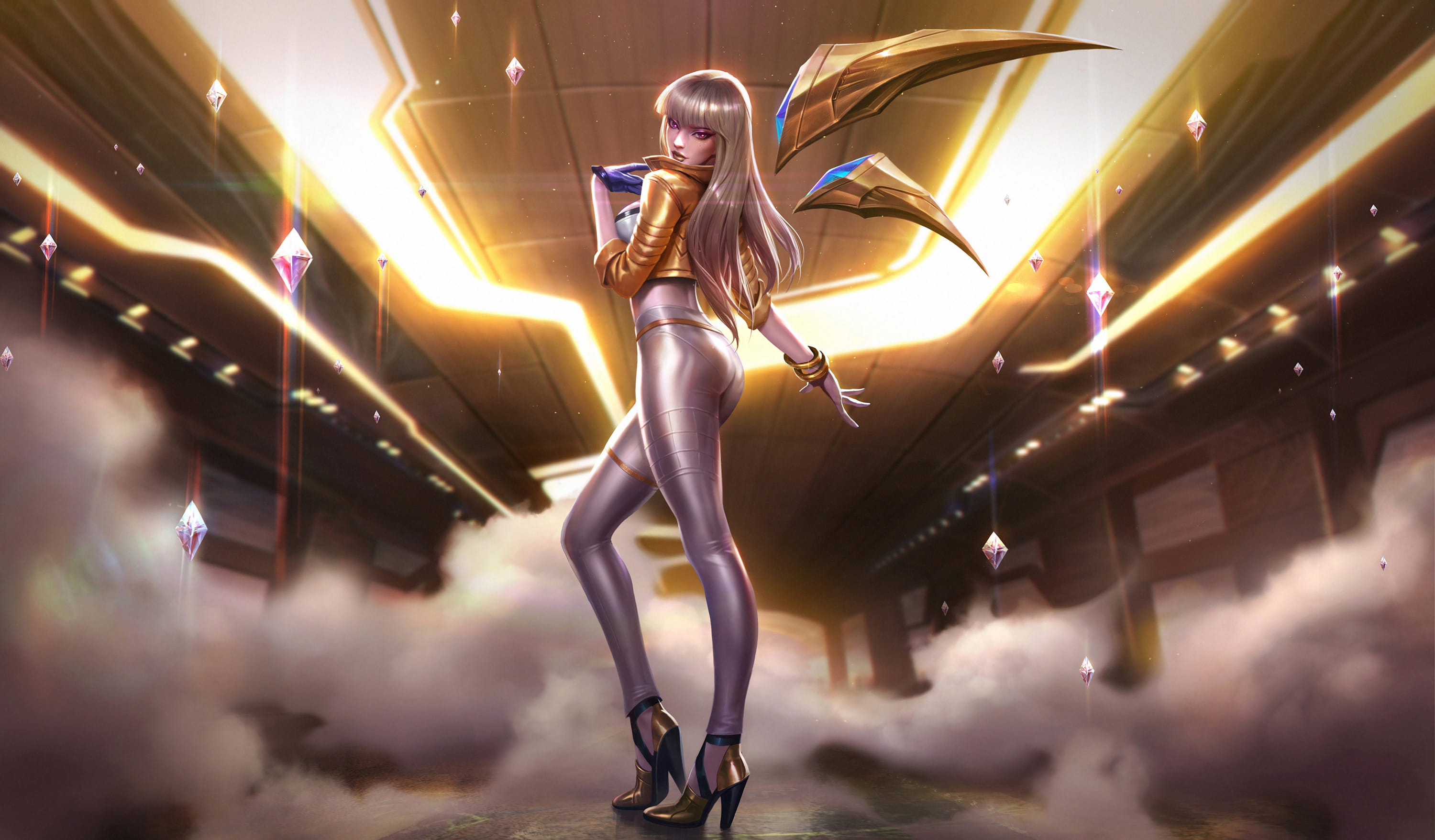 LOL KDA女团S8总决赛现场首秀出道 KDA女团原画壁纸下载(1)