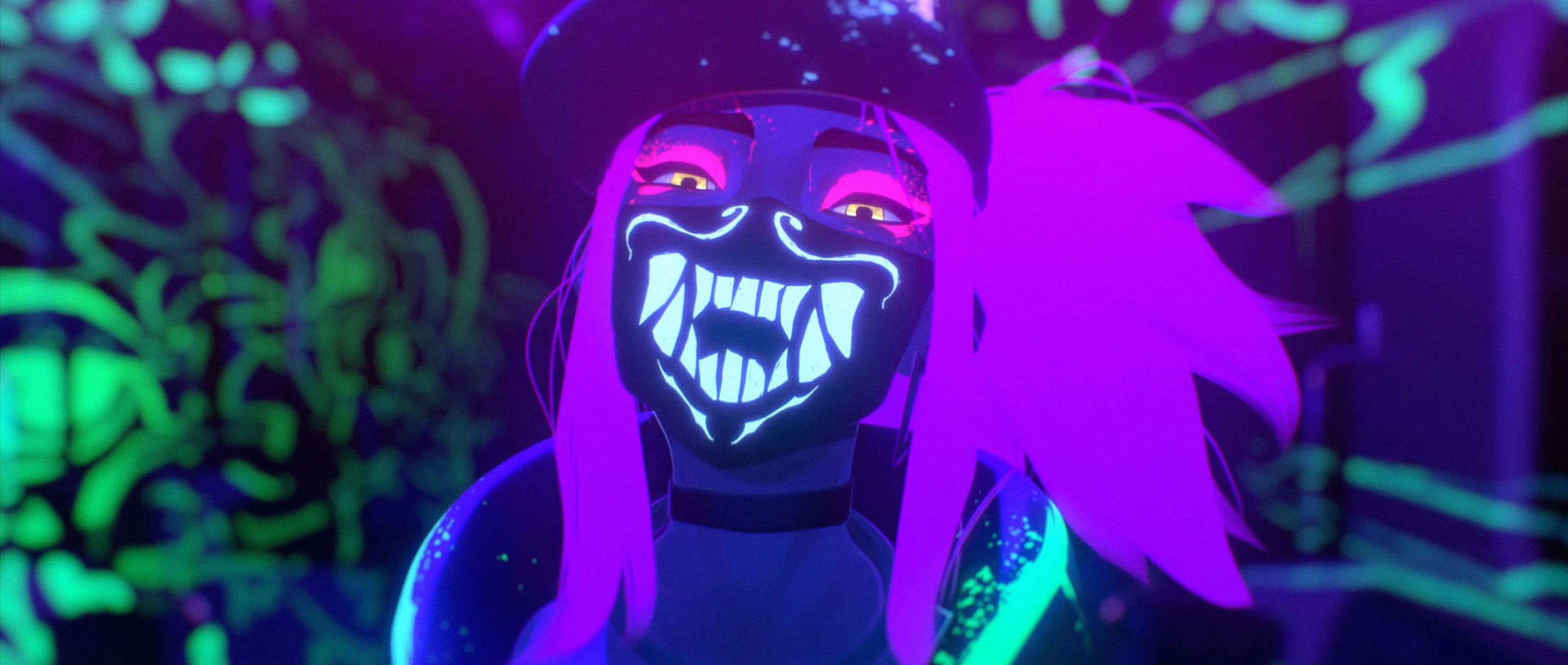 LOL KDA女团S8总决赛现场首秀出道 KDA女团原画壁纸下载(1)