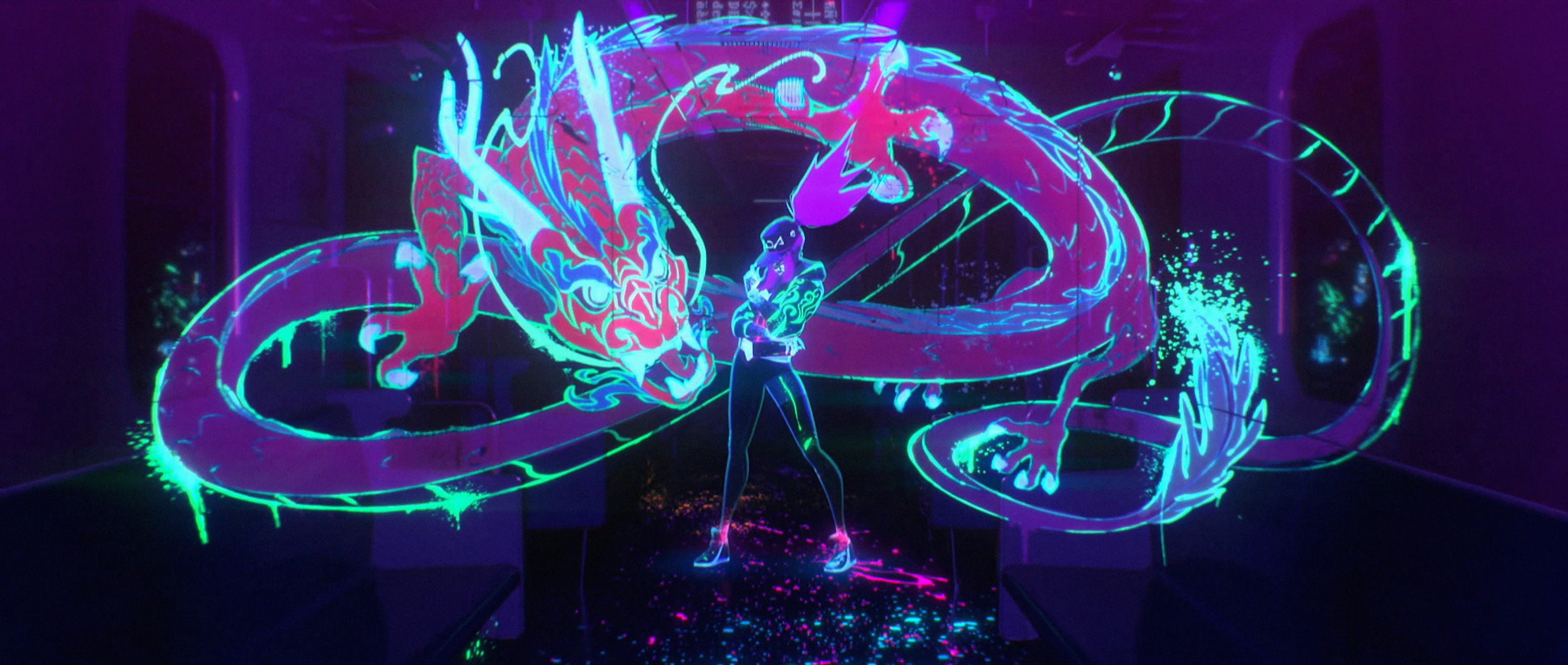 LOL KDA女团S8总决赛现场首秀出道 KDA女团原画壁纸下载(1)