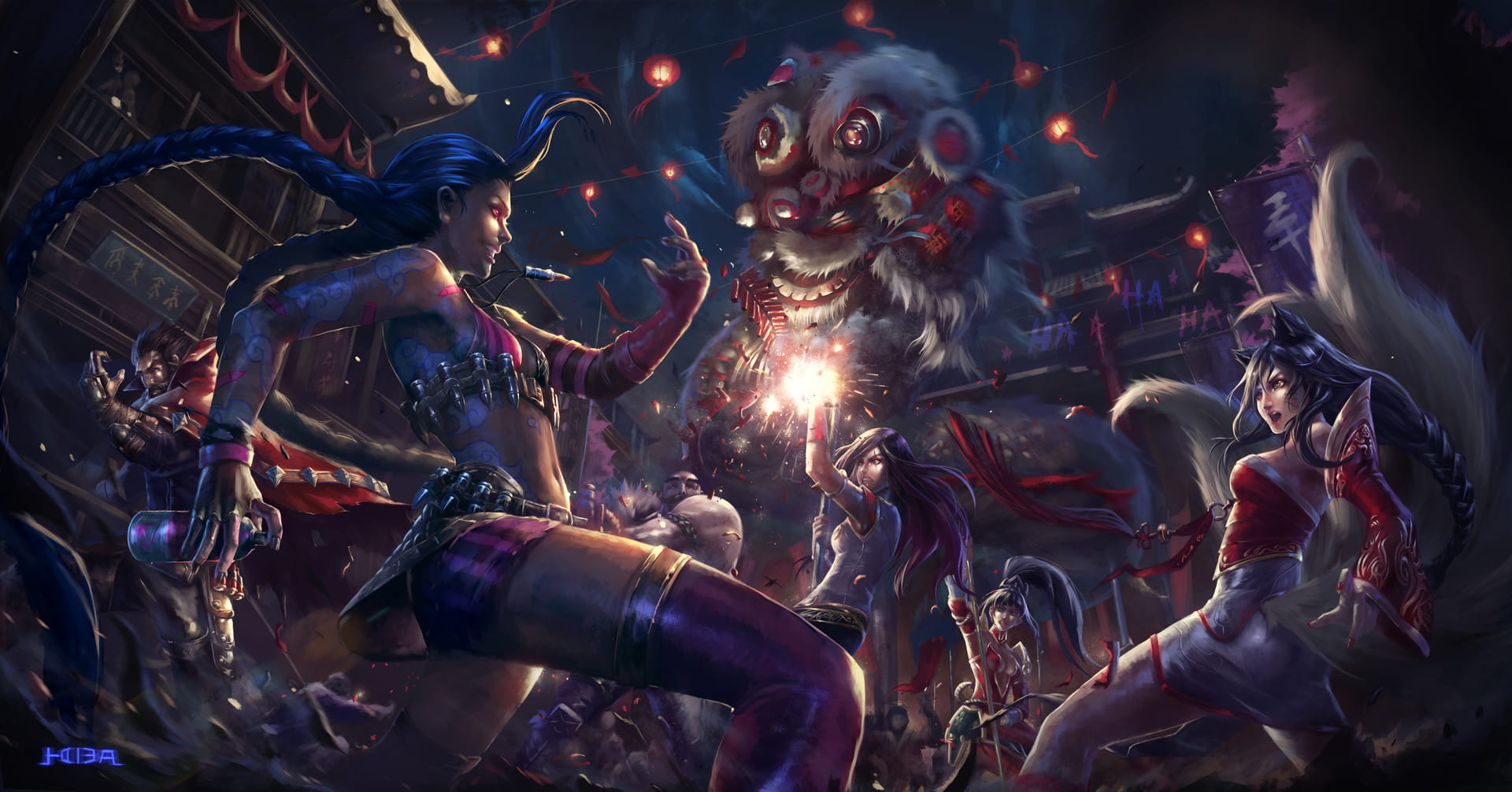 规则—就是用来打破的 最全金克丝皮肤原画壁纸大合集下载(1)