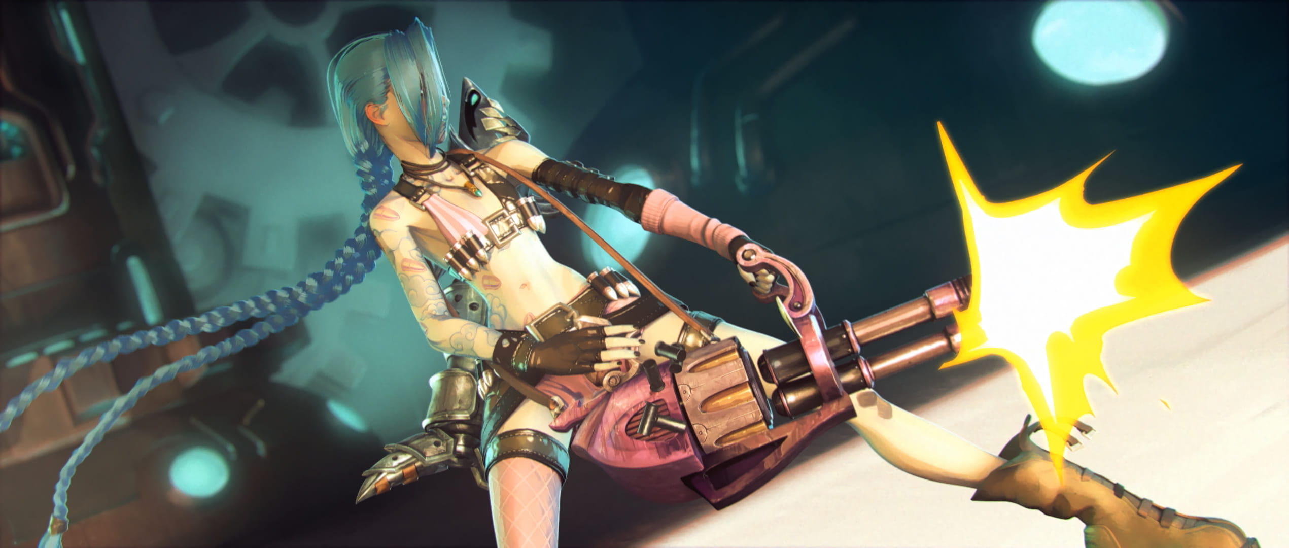 规则—就是用来打破的 最全金克丝皮肤原画壁纸大合集下载(1)