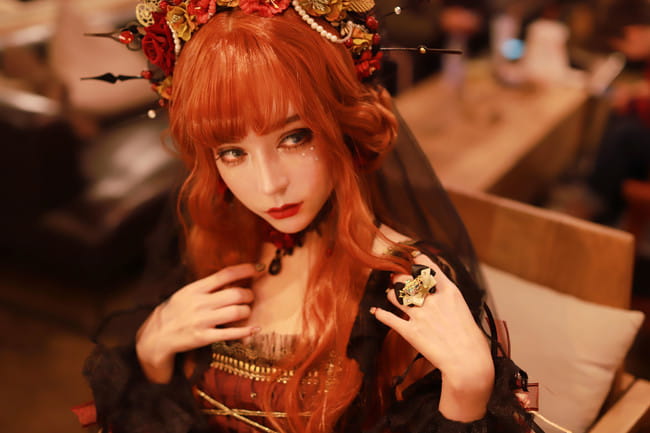 Lolita 装扮 哥特 手工 cosplay