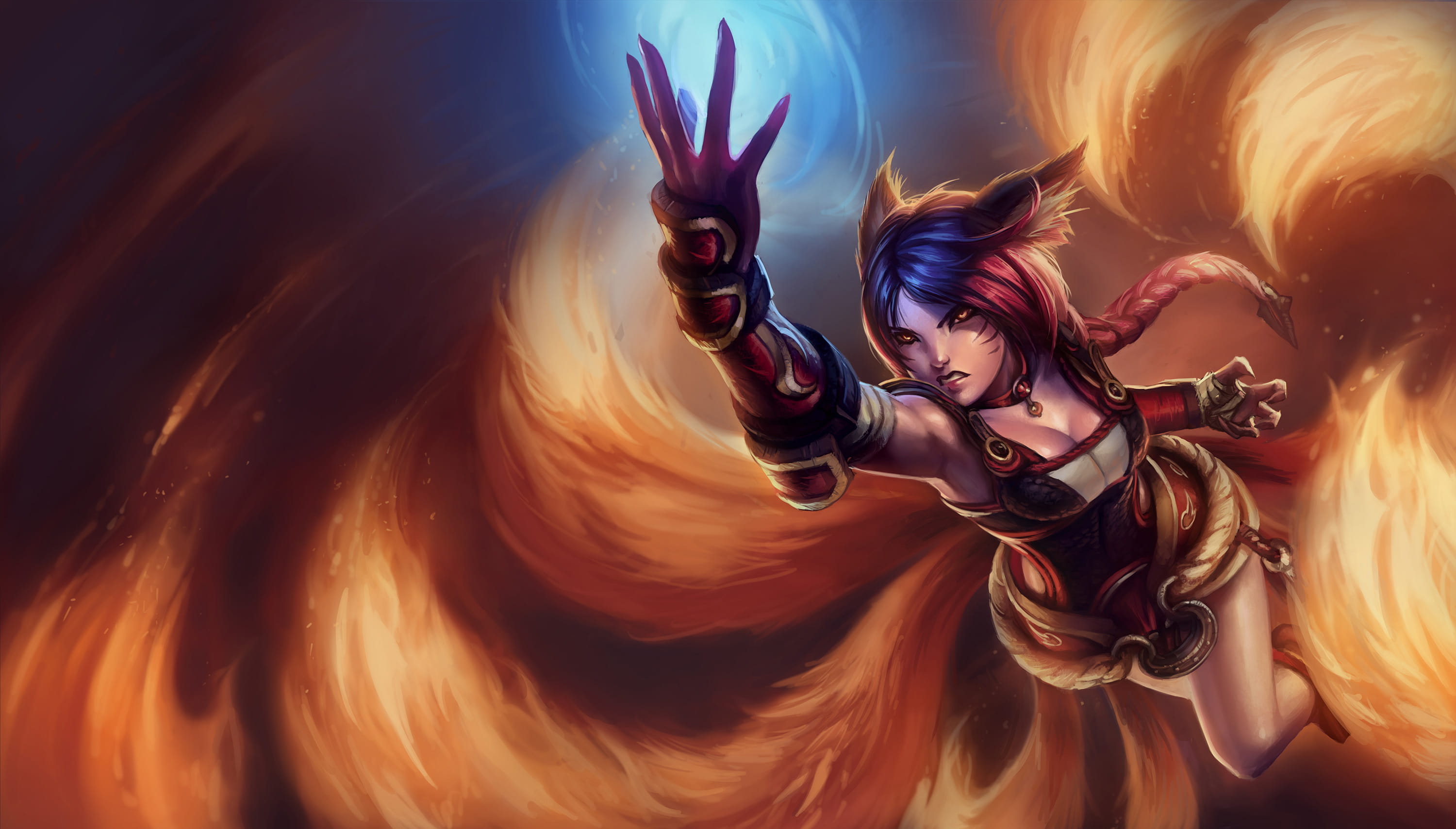 英雄联盟九尾妖狐阿狸全皮肤高清无水印原画下载(1)