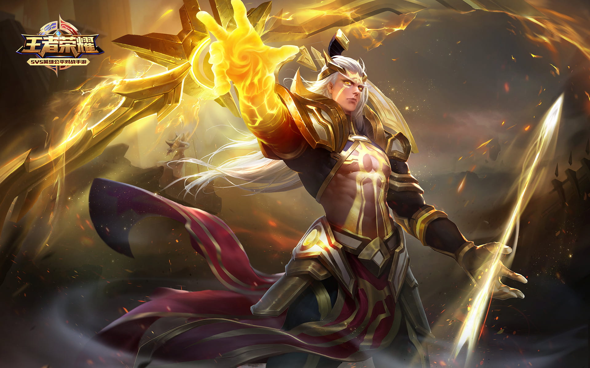 王哲荣耀-后羿-半神之弓手机主题