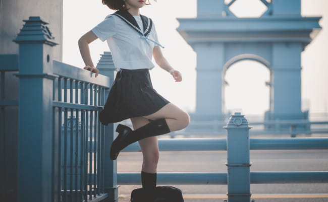 【jk制服】立冬啦，怀念夏日jk