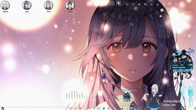 Windows7 萌化电脑主题 来自缤纷世界的明天