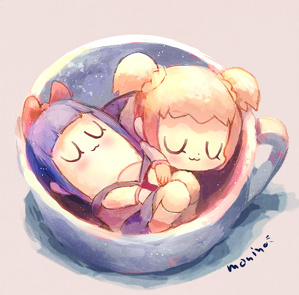 1月霸权！pop子和pipi美的日常萌图（第三期）(1)