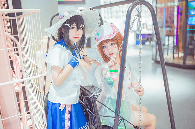 我的英雄学院 丽日御茶子 蛙吹梅雨 cosplay