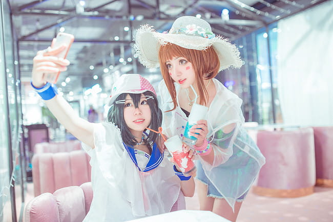 我的英雄学院 丽日御茶子 蛙吹梅雨 cosplay