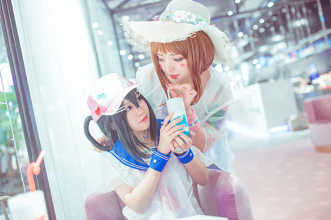 我的英雄学院 丽日御茶子 蛙吹梅雨 cosplay