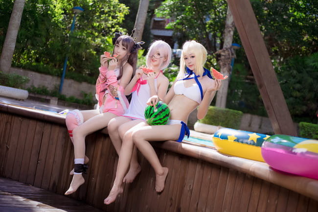 Fate/Grand Order 泳装 福利 御姐 萝莉 cosplay
