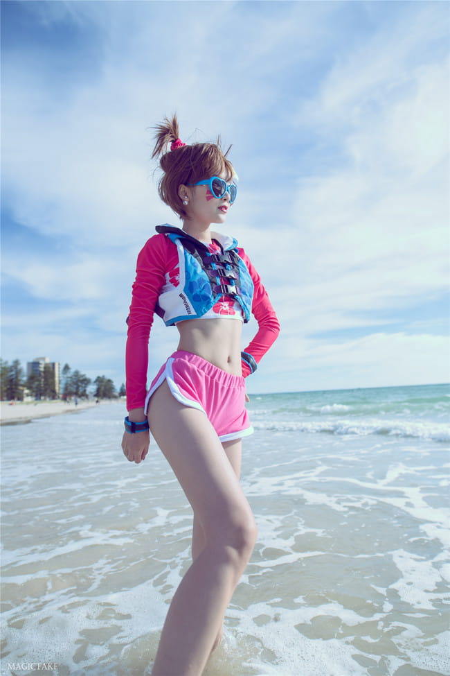 【cos正片】2018夏季运动皮肤-踏浪者D.va